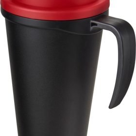 Solid black, Red
