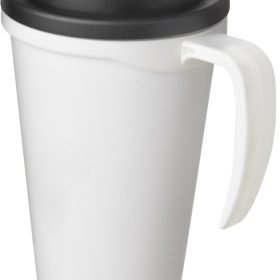 White, solid black