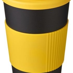 Yellow, solid black