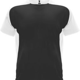 Solid black, White