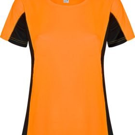 Fluor Orange, Solid black