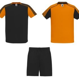 Orange, solid black
